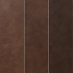 Leather Ottoman | Cocoa Brown