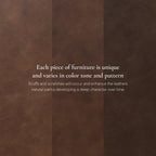 Leather Ottoman | Cocoa Brown