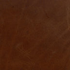 Leather Storage Ottoman | Oscuro Brown