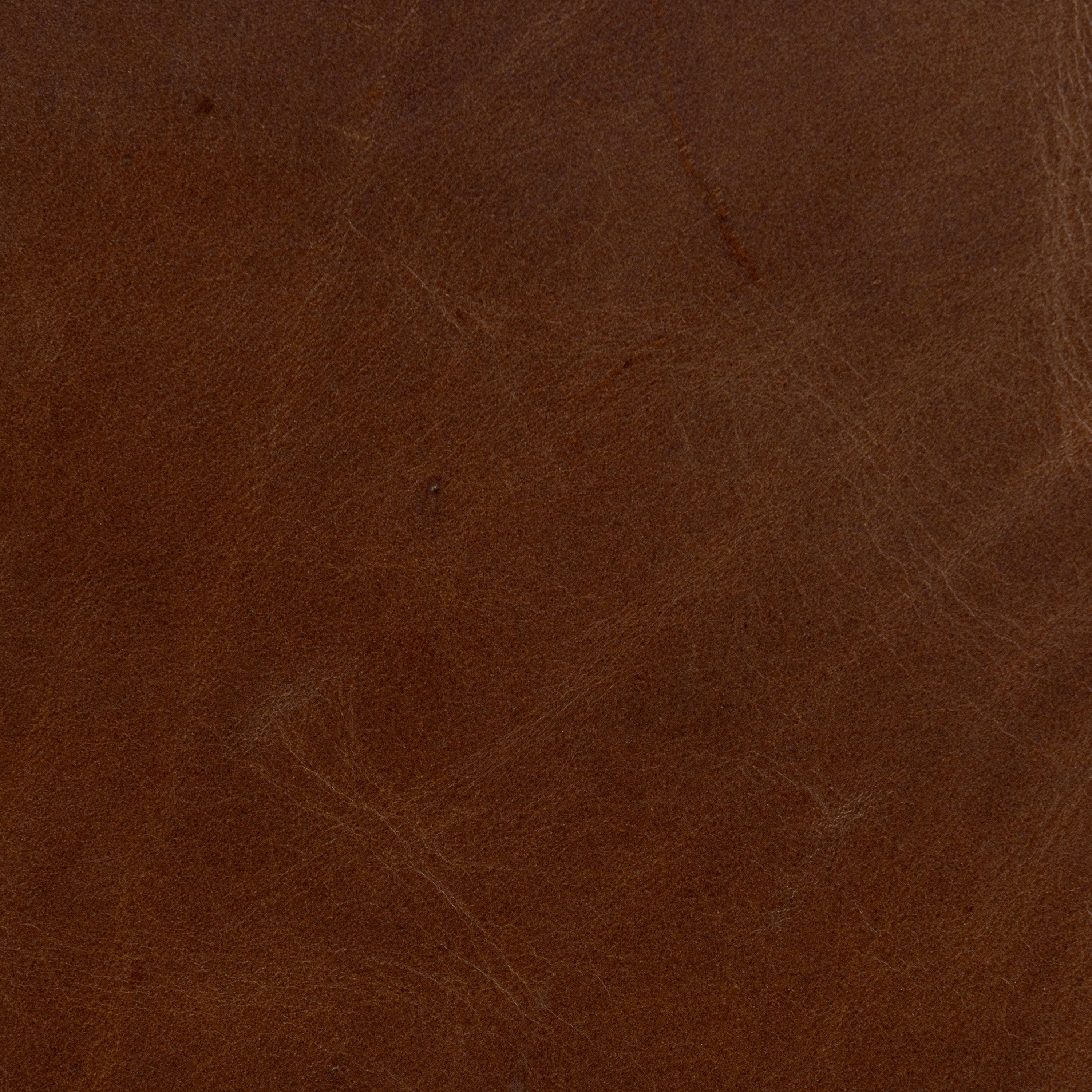 Leather Storage Ottoman | Oscuro Brown