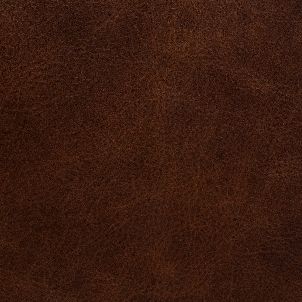 Leather Ottoman | Oscuro Brown