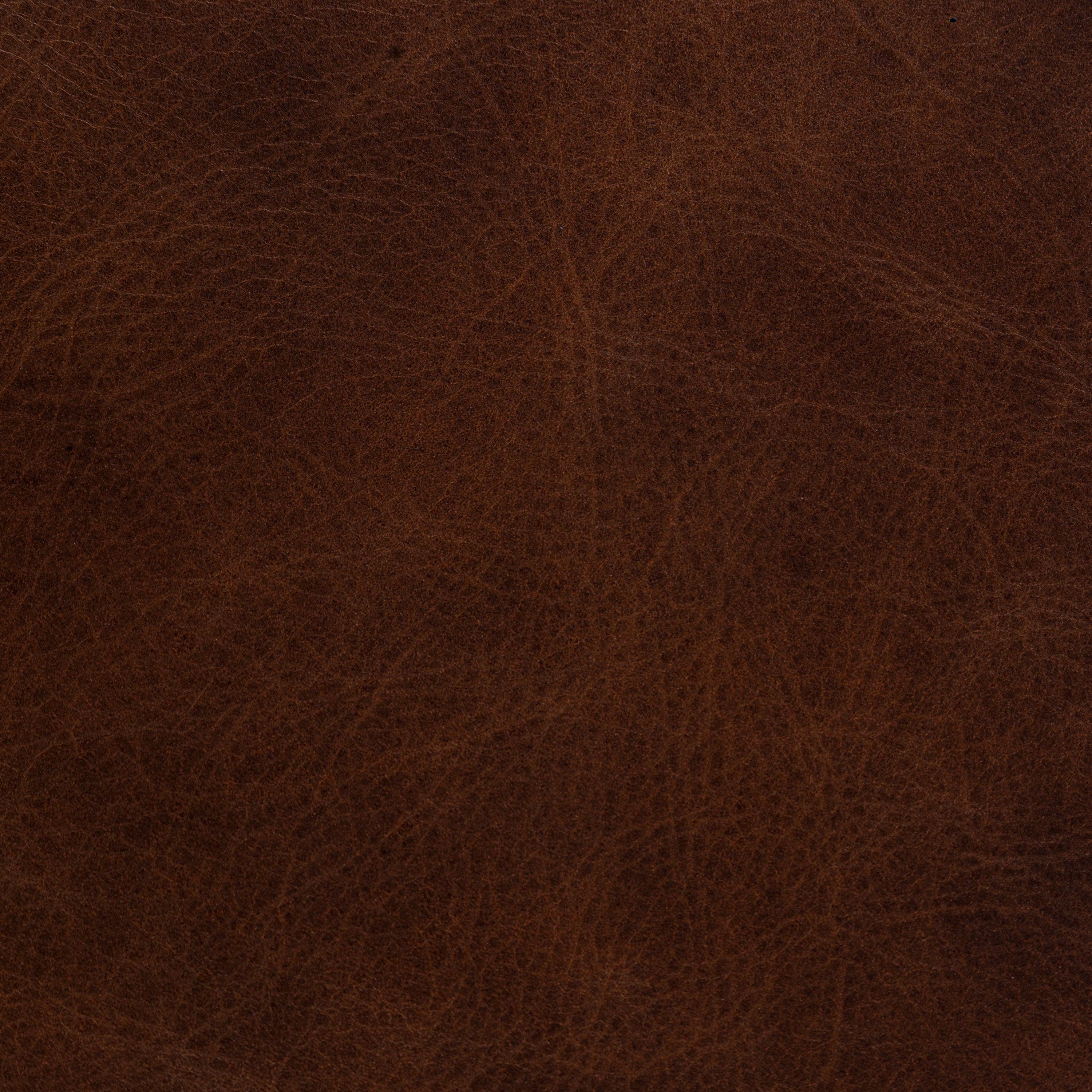 Leather Ottoman | Oscuro Brown